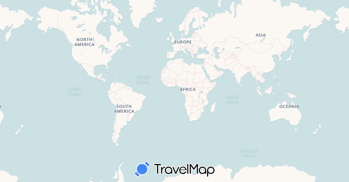 TravelMap itinerary: driving in Finland (Europe)